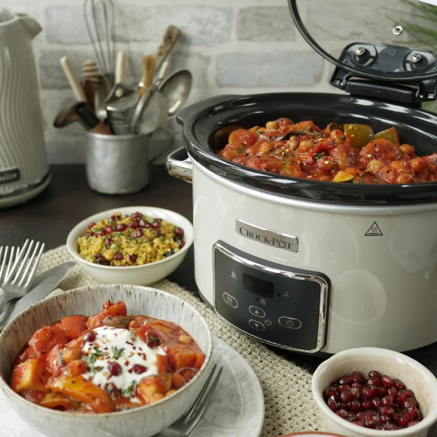 Crockpot Slowcooker - Digitaal - 3.5 Liter - CR060 4 Crockpot Slowcooker - Digitaal - 3.5 Liter - CR060 - Afbeelding 2