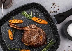 Westinghouse Grillpan Marble - 28 X 28 Cm - Standaard Anti-aanbaklaag -Speciaalzaken Voor Keukengerei Clipboard06 8