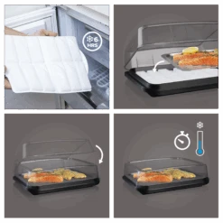 Vacu Vin Koelhoudplaat Active Cool Plate - Zwart -Speciaalzaken Voor Keukengerei CoolPlate Instructions 2