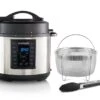 Crockpot Express Slowcooker + Snelkookpan - Uitneembare Binnenpan - 5.6 Liter - CR089 Met Stoommand & Tang) -Speciaalzaken Voor Keukengerei Crockpot Express Slowcooker Snelkookpan CR089 5.6 Liter