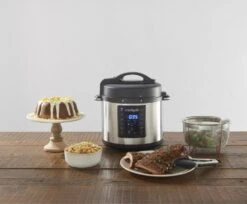 Crockpot Express Slowcooker + Snelkookpan - Uitneembare Binnenpan - 5.6 Liter - CR089 Met Stoommand & Tang) -Speciaalzaken Voor Keukengerei Crockpot Express Slowcooker Snelkookpan CR089 5.6 Liter 3