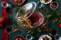 Sareva Ovenschaal Met Deksel - Hittebestendig Glas - Ovaal - 28 X 19 Cm / 4 Liter -Speciaalzaken Voor Keukengerei Crumble in ovenschaal en vershoudbakjes 3