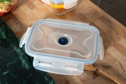 Sareva Vacuum Ovenschalen / Vershoudbakjes - Hittebestendig Glas - 3 Delige Set / 970 Ml + 1.7 Ltr -Speciaalzaken Voor Keukengerei Crumble in ovenschaal en vershoudbakjes 5 2