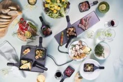 Espressions Gourmetstel Slim - 4 Personen -Speciaalzaken Voor Keukengerei Espressions Gourmetstel Raclette Square 21 x 13 cm 1