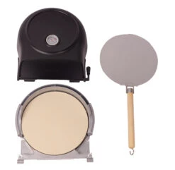 Fernus & Friends Pizza Oven - Voor Fornuis - Black Matted - Voor ø 26 Cm Pizza's 15 Fernus & Friends Pizza Oven - Voor Fornuis - Black Matted - Voor ø 26 Cm Pizza's -Speciaalzaken Voor Keukengerei Fernus zwart 3 delig