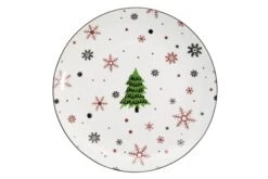 Studio Tavola Kerstservies - Porselein - Rood - 18-delig / 6 Personen -Speciaalzaken Voor Keukengerei HIT Kerstservies Rood 02