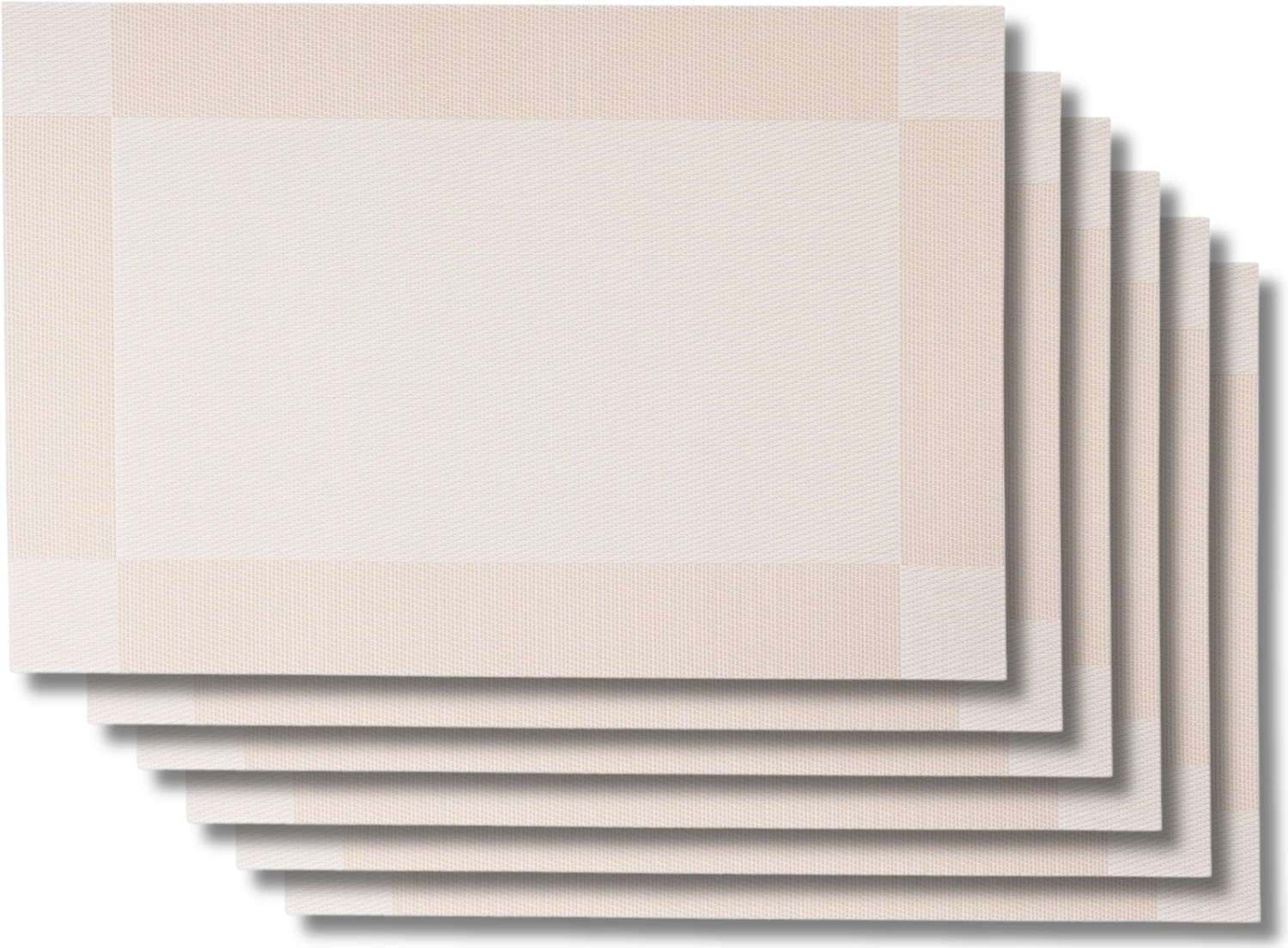 Jay Hill Placemats - Off White - 45 X 31 Cm - 6 Stuks 3 Jay Hill Placemats - Off White - 45 X 31 Cm - 6 Stuks
