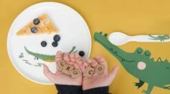 ASA Selection Kinderservies Kids Croco Krokodil 5-delig -Speciaalzaken Voor Keukengerei Kindergeschirr kids teller Krokodil
