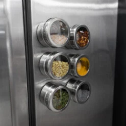Blackwell Kruidenpotjes Magnetisch - Inclusief 6 Potjes - RVS -Speciaalzaken Voor Keukengerei Kruidenpotjes 1