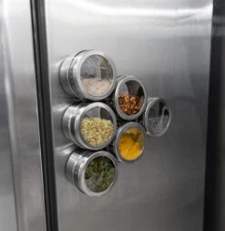 Blackwell Kruidenpotjes Magnetisch - Inclusief 9 Potjes - RVS -Speciaalzaken Voor Keukengerei Kruidenpotjes 4