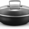 Le Creuset Hapjespan Met Deksel - Les Forgées TNS - ø 24 Cm / 2.3 Liter - Standaard Anti-aanbaklaag -Speciaalzaken Voor Keukengerei LC 20190624 ZS PS FS 51107240010502 001