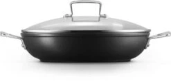 Le Creuset Hapjespan Met Deksel - Les Forgées TNS - ø 28 Cm / 3.2 Liter - Standaard Anti-aanbaklaag -Speciaalzaken Voor Keukengerei LC 20190624 ZS PS FS 51107280010502 003