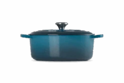 Le Creuset Braadpan Signature - Ovaal - Deap Teal - ø 29 Cm / 4.7 Liter -Speciaalzaken Voor Keukengerei LC 20210125 HL PS FS 21178296422430 003