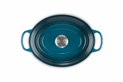 Le Creuset Braadpan Signature - Ovaal - Deap Teal - ø 29 Cm / 4.7 Liter -Speciaalzaken Voor Keukengerei LC 20210125 HL PS FS 21178296422430 004