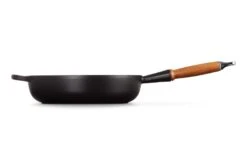Le Creuset Hapjespan Signature - Mat Zwart - ø 28 Cm / 3.6 Liter- Geëmailleerde Anti-aanbaklaag -Speciaalzaken Voor Keukengerei LC 20210721 HL PS FS 20259280000422 003
