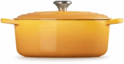 Le Creuset Braadpan Signature - Ovaal - Nectar - ø 29 Cm / 4.7 Liter -Speciaalzaken Voor Keukengerei LC 20220720 HL PS FS 21178296724430 003