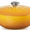 Le Creuset Braadpan Signature - Marmite - Nectar - ø 26 Cm / 4.1 Liter -Speciaalzaken Voor Keukengerei LC 20220721 HL PS FS 21114266724430 001