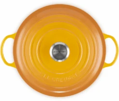 Le Creuset Braadpan Signature - Marmite - Nectar - ø 26 Cm / 4.1 Liter -Speciaalzaken Voor Keukengerei LC 20220721 HL PS FS 21114266724430 004