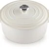 Le Creuset Braadpan Signature - Meringue - ø 26 Cm / 5.3 Liter -Speciaalzaken Voor Keukengerei LC 20230130 HL PS FS 21177287164430 002