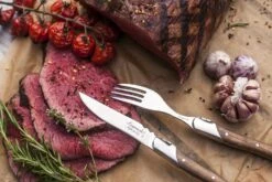 Laguiole Style De Vie Steakvorken Luxury Line Olijfhout 6 Stuks -Speciaalzaken Voor Keukengerei Laguiole Luxury Line vorken olijfhout sf gr 6