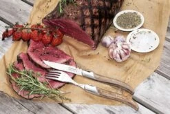 Laguiole Style De Vie Steakvorken Luxury Line Olijfhout 6 Stuks -Speciaalzaken Voor Keukengerei Laguiole Luxury Line vorken olijfhout sf gr 7