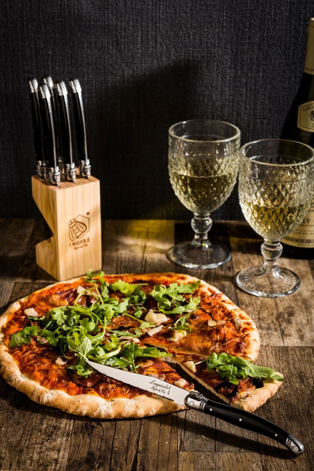 Laguiole Style De Vie Steakmessen Premium Line Zwart 6 Stuks 8 Laguiole Style De Vie Steakmessen Premium Line Zwart 6 Stuks - Afbeelding 6