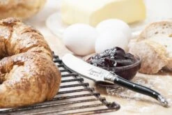 Laguiole Style De Vie Botermessen Zwart - 4 Stuks -Speciaalzaken Voor Keukengerei Laguiole botermes Zwart kl 3 1