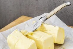 Laguiole Style De Vie Botermessen Parelmoer - 4 Stuks -Speciaalzaken Voor Keukengerei Laguiole botermes parelmoer gr 3