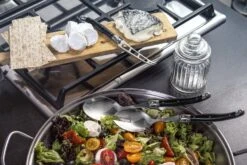 Laguiole Style De Vie Kaasmes Zwart -Speciaalzaken Voor Keukengerei Laguiole kaasmes zwart zachte kaas sf gr 5