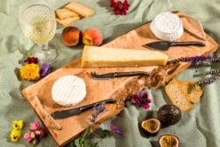 Laguiole Style De Vie Kaasmessenset Black Stonewash -Speciaalzaken Voor Keukengerei Laguiole kaasmessen black stonewasg sf kl 4