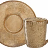 Leonardo Espresso Kop- En Schotel Matera Beige 90 Ml -Speciaalzaken Voor Keukengerei Leonardo Espresso kop en schotel Matera Beige 90 ml