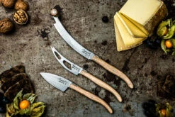 Laguiole Style De Vie Kaasmessen / Kaasmessenset Luxury Line Eikenhout Stonewash - 3 Stuks -Speciaalzaken Voor Keukengerei LuxKaasV2EikStone 4