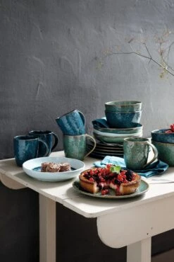 Leonardo Mok Matera Groen 430 Ml -Speciaalzaken Voor Keukengerei MATERA Teller gruen 018539 41 42 Tasse 018543 Schale 018540 blau 018544 45 46 47 H 1