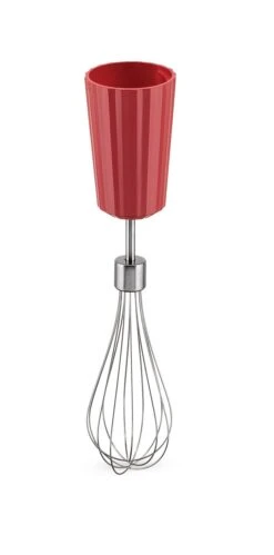 Alessi Staafmixer Set Plissé - Rood - Michele De Lucchi - MDL10S R -Speciaalzaken Voor Keukengerei MDL10 FRU R