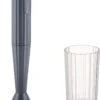 Alessi Staafmixer Plissé - 2 Standen - Grijs - Michele De Lucchi - MDL10 G -Speciaalzaken Voor Keukengerei MDL10 G A4 3500pxl