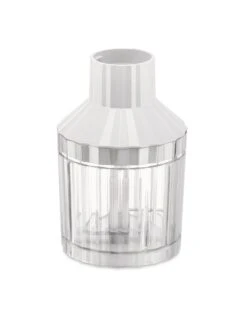 Alessi Staafmixer Set Plissé - Wit - Michele De Lucchi - MDL10S W -Speciaalzaken Voor Keukengerei MDL10 TRIT W