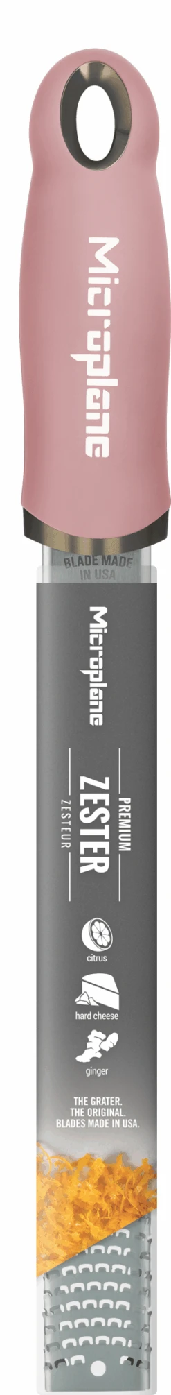 Microplane Rasp Premium Classic - Fijn - Dusty Rose -Speciaalzaken Voor Keukengerei Microplane Premium Classic 46923 Zester Dusty Rose decall