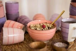 Studio Tavola Mokken Mykonos 350 Ml - 6 Stuks -Speciaalzaken Voor Keukengerei Mykonos Koffie Thee 2 3