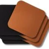 Jay Hill Onderzetters - Vegan Leer - Zwart / Cognac - Dubbelzijdig - 10 X 10 Cm - 6 Stuks 2 Jay Hill Onderzetters - Vegan Leer - Zwart / Cognac - Dubbelzijdig - 10 X 10 Cm - 6 Stuks -Speciaalzaken Voor Keukengerei Ontwerp zonder titel 13 3