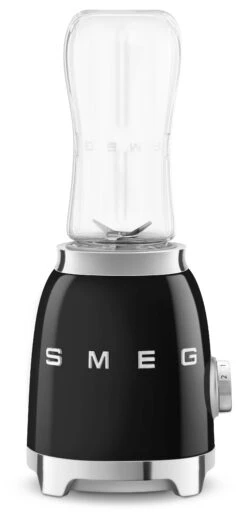 SMEG Smoothie Blender - Compact - Zwart - 600 Ml - PBF01BLEU -Speciaalzaken Voor Keukengerei PBF01BLEU