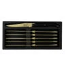 Laguiole Style De Vie Steakmessen Prestige Line Goud - 6 Stuks 1 Laguiole Style De Vie Steakmessen Prestige Line Goud - 6 Stuks -Speciaalzaken Voor Keukengerei PresSteakGoudZw