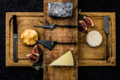 Laguiole Style De Vie Kaasmes En Botermes Zwart- 6 Stuks -Speciaalzaken Voor Keukengerei SDVCheese6Black