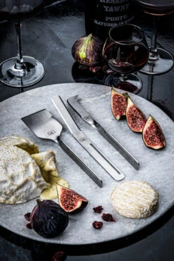 Laguiole Style De Vie Kaasmes En Botermes Zilver - 6 Stuks -Speciaalzaken Voor Keukengerei SDVCheese6Steel 1