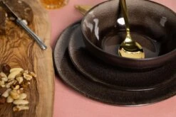 Studio Tavola Kommen Samos ø 17 Cm - 6 Stuks -Speciaalzaken Voor Keukengerei ST Dark Brown 5 1