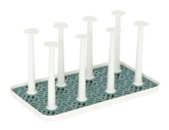 Sareva Afdruiprek Glazen / Flessendroger - Wit - 8 Glazen -Speciaalzaken Voor Keukengerei Sareva Glazenhouders 10