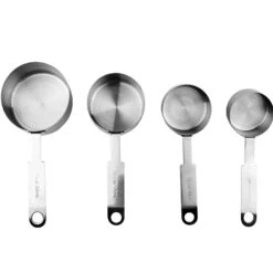 Sareva Maatschepjes - RVS - 4-delig -Speciaalzaken Voor Keukengerei Sareva maatschepjes RVS
