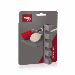 Vacu Vin Lepelhouder - Grijs -Speciaalzaken Voor Keukengerei UtensilRest Grey Packshot VV9