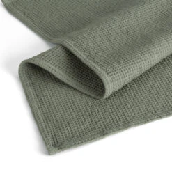 Walra Keukendoeken Set Cubes Uni, Stripes & Blocks Legergroen 50 X 70 Cm - 3 Stuks -Speciaalzaken Voor Keukengerei WALRA KT DRYWITHCUBESUNI 50X70 ARMYGREEN PS 2