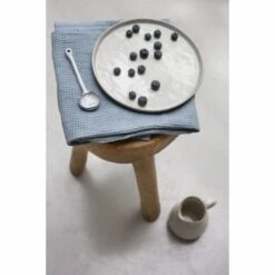 Walra Keukenhanddoek Cubes Uni Jeans Blauw 50 X 70 Cm -Speciaalzaken Voor Keukengerei WALRA TT DRYWITHCUBESUNI 50X70 JEANSBLUE SF scaled 1