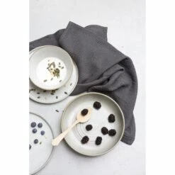 Walra Keukenhanddoek Cubes Uni Off Black 50 X 70 Cm -Speciaalzaken Voor Keukengerei WALRA TT DRYWITHCUBESUNI 50X70 OFFBLACK SF scaled 1